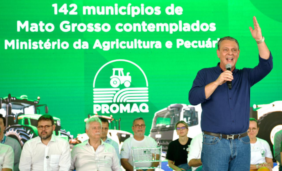 Mais de 500 máquinas do Mapa beneficiam infraestrutura dos municípios mato-grossenses